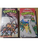 Teenage Mutant Ninja Turtles 2 1988 VHS Movies Earth&#39;s Core + The Shredd... - $274.32 MXN