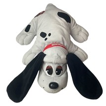 Vintage Pound Puppies Gray Black Spotted Plush Dog Long Ears 15 Inch Galoob 1997 - £13.57 GBP