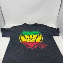 Neff King Of The Jungle Lion Mens Cotton Shirt Black Large Pre Owned - $23.20