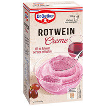 Dr.Oetker Rotwein Creme - Red Wine Cream - 1 box -Made in Germany- FREE ... - £11.22 GBP