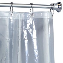 SlipX Solutions Clear Extra Long Shower Curtain Liner with Microban Prot... - £20.75 GBP