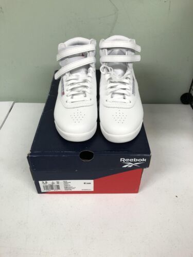 Primary image for Reebok Unisex Youth Freestyle f/s Hi Tennis Sneaker CN5750 White Size 3.5M