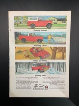 International Harvester Scout Print Ad from 1963 Full Page 6”x9” full color - $8.90