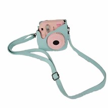 Fujifilm Instax Mini 11 Instant Film Camera Pastel Pink With Teal Leather Case - $41.53