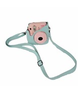 Fujifilm Instax Mini 11 Instant Film Camera Pastel Pink With Teal Leathe... - £33.07 GBP