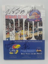 Kansas Jayhawks Signed 50TH Anniversary Basketball Book Allen Fieldhouse 2005 - £41.11 GBP