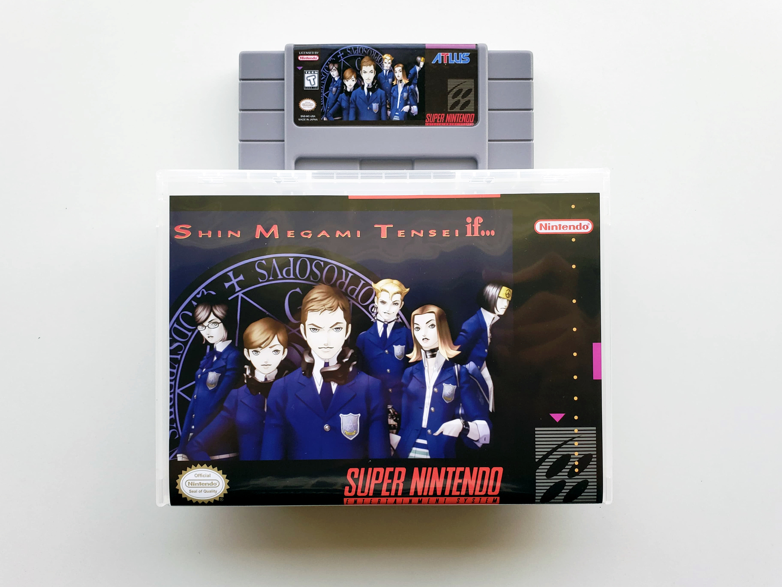 Shin Megami IF... SNES Super Nintendo English Translated (USA Seller) Horror