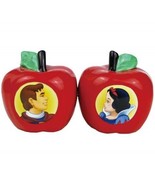 Snow White and Prince Charming Apples Ceramic Salt and Pepper Shakers NE... - £19.04 GBP