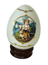 Danbury Mint Hummel Porcelain Egg figurine Goebel vtg Germany Little Goatherder - £19.74 GBP
