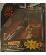Star Wars: Qui-Gon Jinn Lightsaber Handle Triggers Battle Swing - $41.03 CAD