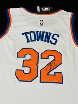 Karl Anthony Towns Signed New York Knicks Basketball Jersey COA - $149.00