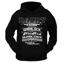 Daddy Superhero T-SHIRT Father&#39;s Day Gift For Dad Shirt HERO HOODIE - £21.58 GBP