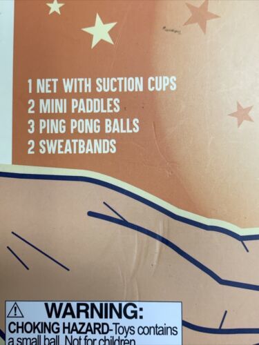 Thumbs Up Retro Desktop Table Tennis Ping Pong Set Fun Game for Kids Mul... - $7.60