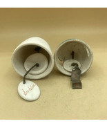 Native Sandstone Pottery Hanging Bell Wind Chime Hummingbird Roadrunner ... - £12.44 GBP