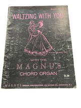 1959 Waltzing With You Book 9 Adele Scott Magnus Chord Organ Sheet Music - £9.35 GBP
