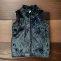 Michael Michael Kors Faux Fur Vest Designer Open Front Size XS EUC !! Beauty - $29.00