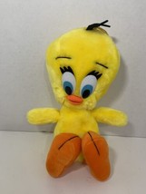 Warner Bros Characters Looney Tunes Tweety Bird vintage 1990 plush Might... - $9.89