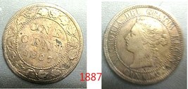 Canada Large Cent 1887 - $8.04