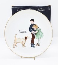 Norman Rockwell Big Brother Collectors Edition Made In Japan 6.5&quot; Plate - £8.13 GBP