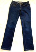 J Brand Dark Wash &quot;Ink&quot; Straight Leg Jeans, Women&#39;s Size 27 - £18.67 GBP