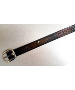 LIVE TO RIDE Genuine Leather Cowhide Belt with Buckle - NEW! - $28.66