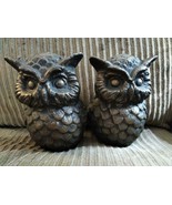 Vintage San Pacific Intl Cast Owl Bookends - $69.29