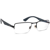 Ray-Ban Men&#39;s Eyeglasses RB 6331 2822 Matte Black/Grey Half Rim Frame 54[]19 145 - £118.02 GBP