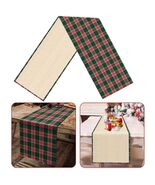 Buffalo Plaid Cotton Table Runner Reversible Red Green 14x84 Inch - $59.53 MXN Buffalo Plaid Cotton Table Runner Reversible Red Green 14x84 Inch - $59.53 MXN