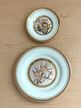 Vintage The Art of Chokin 24KT Gold Trim 6.5” Plate And 4” Plate Made In Japan - £19.47 GBP