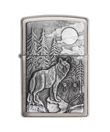 Zippo Windproof Lighter Timberwolves Emblem Brushed Chrome - $90.25 CAD