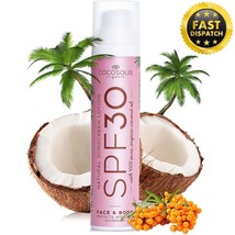 COCOSOLIS SPF 30 Natural Sunscreen Lotion 100 ml Protects from UVA &amp; UVB rays - £39.88 GBP