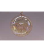 Vintage Blown Art Glass Christmas Ornament Witch Ball Fairy Orb Sphere - $31.71 CAD