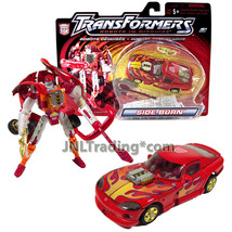 Year 2001 Transformers Robots In Disguise 5&quot; Figure Red SIDE BURN Dodge Viper - £75.75 GBP