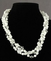 VINTAGE Costume Jewelry Necklace Lucite Plastic Whelk &amp; Snail Shell Beads - £14.00 GBP