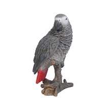 Vivid Arts XRL-AFGP-D African Parrot Resin Ornament - Grey  - $59.00