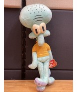Ty Beanie Babies Spongebob Squidward Tentacles Plush Nickelodeon KG JD - £39.66 GBP