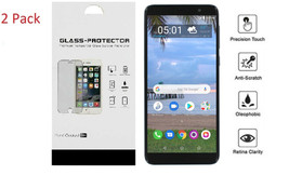 For Alcatel TCL A1X A503DL 2 Pack Tempered Glass Screen Protector - £13.11 GBP