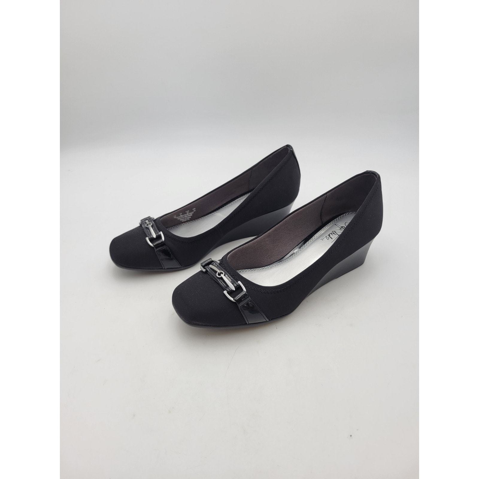Life Stride Gazette Women's Black Wedge Heels Size 8M Item image 11