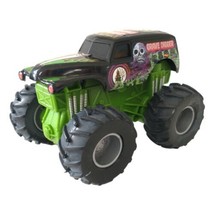 Grave Digger Monster Truck Bad To The Bone Mattel 2010 Hot Wheels Push N Go  - £10.16 GBP