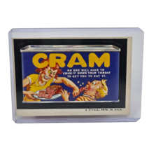 VINTAGE TOPPS 1974 WACKY PACKAGES STICKER SERIES 5 CRAM DOWN THROAT SPAM... - $9.50