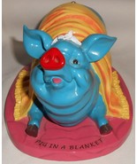 PIG INVASION Character Collectibles PIG IN A BLANKET Coin Bank - $40.72 CAD