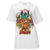 Scooby-Doo Haunted House Junior&#39;s T-Shirt White - £19.92 GBP+