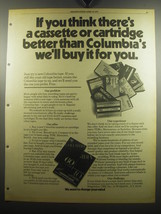 1975 Columbia Recording Tapes Ad - If you think there&#39;s better - £14.45 GBP