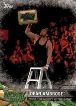 *2017 Topps WWE Road to Wrestlemania #92 Dean Ambrose Wins the Money - £0.78 GBP