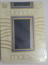 Macy&#39;s Clubhouse Control Top Pantyhose Womens Size A Tender Teal Blue Sa... - $186.13 MXN