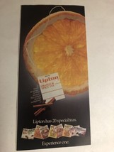 1989 Lipton Orange Spice Tea Print Ad pa5 - £4.65 GBP