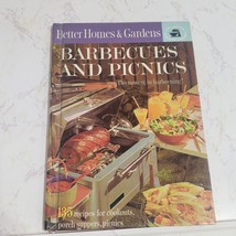 Vintage 1963 Better Homes &amp; Gardens Barbecues Picnics 1960s Cookbook Hardcover - £9.90 GBP