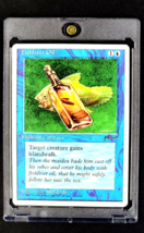 1995 MtG Magic The Gathering Chronicles Fishliver Oil Blue WOTC Vintage Card - £2.08 GBP