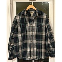 Vtg 90s Eddie Bauer Legends Men&#39;s Shirt M Long Sleeve Heavy Outdoor Hunting - $384.04 MXN