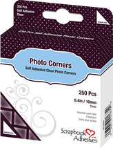 Scrapbook Adhesives Photo Corners Self-Adhesive .375&quot; 250/Pk - £14.84 GBP